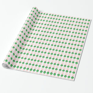 Cadeau Papier d'enveloppement de bonbon vert