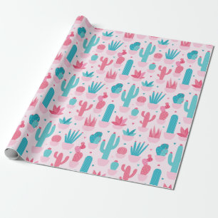 Cadeau Papier d'enveloppement de cactus
