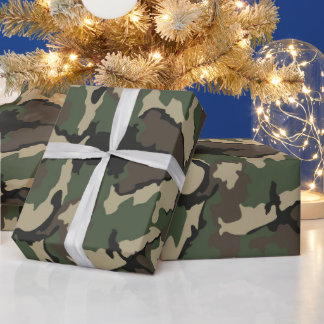 Cadeau Papier d'enveloppement de Camo