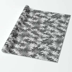 Cadeau Papier d'enveloppement de camouflage numérique noi