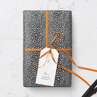Cadeau Papier d'enveloppement de cerfs gris de charbon