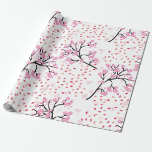 Cadeau Papier d'enveloppement de cerisier en fleur Breeze