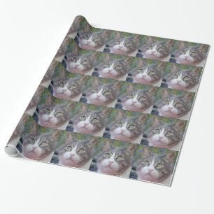 Cadeau Papier d'enveloppement de chats pour bébé