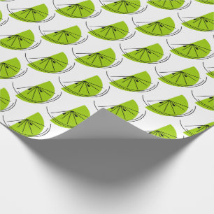 Cadeau Papier d'enveloppement de chaux d'agrumes
