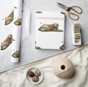 Cadeau Papier d'enveloppement de chiens de races mixtes d
