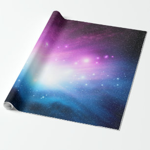 Cadeau Papier d'enveloppement de ciel de Galaxie de l'esp