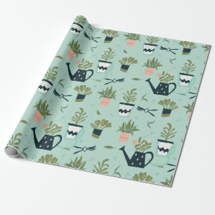 Cadeau Papier d'enveloppement de conception de jardin