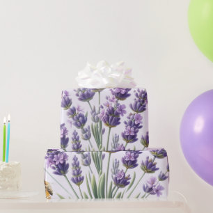 Cadeau Papier d'enveloppement de couleur d'aquarelle flor