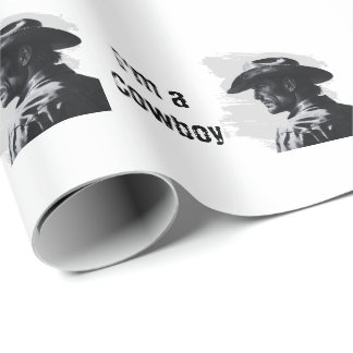 Cadeau Papier d'enveloppement de cowboy occidental | Cade