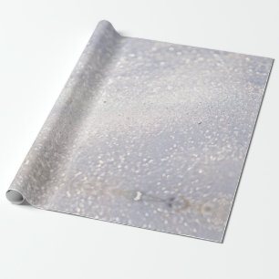 Cadeau Papier d'enveloppement de cristaux de neige mousse