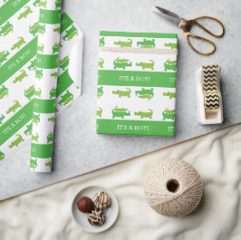 Cadeau Papier d'enveloppement de crocodile de Preppy Alli