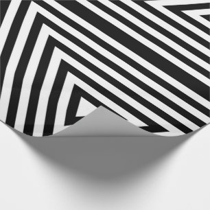 Cadeau Papier d'enveloppement de diamants de bandes blanc