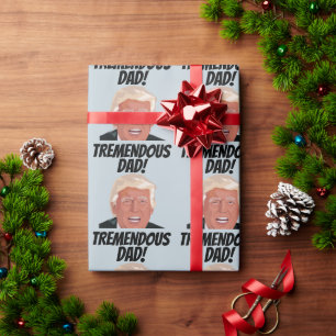 Cadeau Papier d'enveloppement de FÊTE DES PÈRES DONALD TR