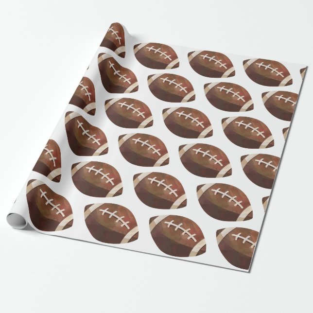 Cadeau Papier d'enveloppement de football (Déroulé)