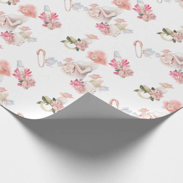 Cadeau Papier d'enveloppement de grossesse (Coin)
