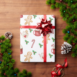 Cadeau Papier d'enveloppement de la bombe de cacao chaud