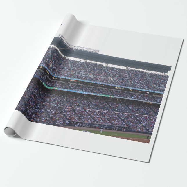 Cadeau Papier d'enveloppement de la foule du stade (Déroulé)