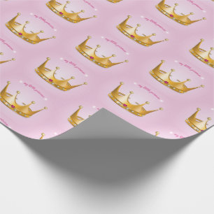 Cadeau Papier d'enveloppement de la petite princesse