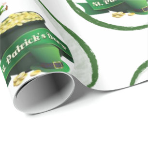 Cadeau Papier d'enveloppement de la Saint-Patrick