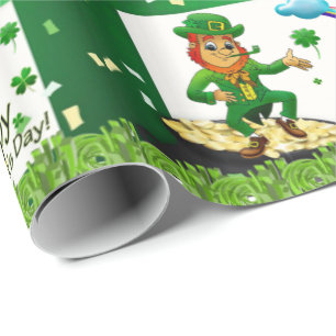 Cadeau Papier d'enveloppement de la Saint-Patrick