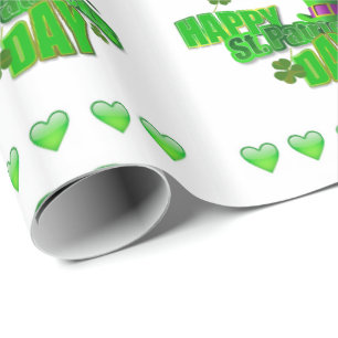 Cadeau Papier d'enveloppement de la Saint-Patrick