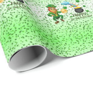 Cadeau Papier d'enveloppement de la Saint-Patrick