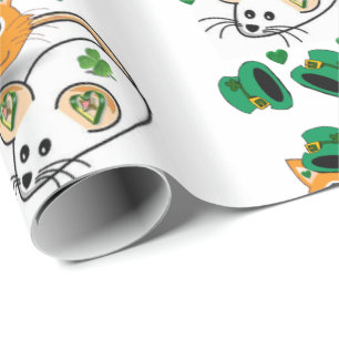 Cadeau Papier d'enveloppement de la Saint-Patrick