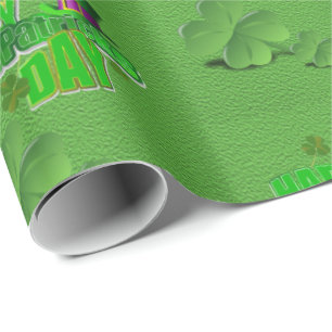 Cadeau Papier d'enveloppement de la Saint-Patrick