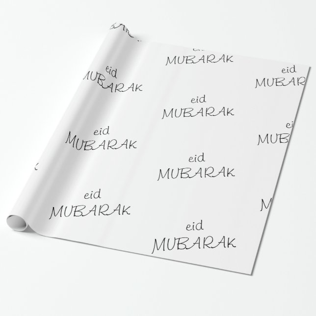 Cadeau Papier d'enveloppement de l'Aïd Moubarak (Déroulé)