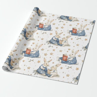 Cadeau Papier d'enveloppement de lapin de l'histoire du l