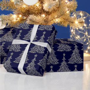 Cadeau Papier d'enveloppement de l'arbre de Noël de la Pa
