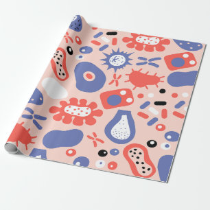 Cadeau Papier d'enveloppement de l'enseignant en biologie