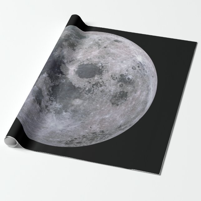 Cadeau Papier d'enveloppement de linge de Pleine lune (Déroulé)