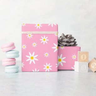 Cadeau Papier d'enveloppement de marmite rose