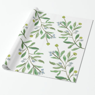 Cadeau Papier d'enveloppement de marque d'olive