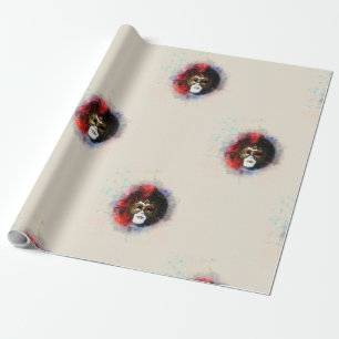 Cadeau Papier d'enveloppement de masques de carnaval véni