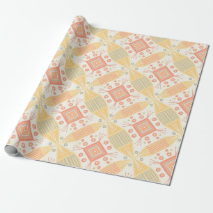 Cadeau Papier d'enveloppement de Motif géométrique Sorbet
