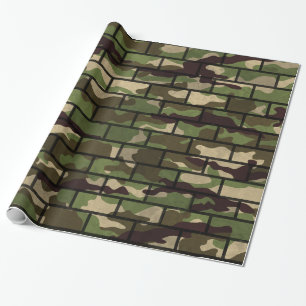 Cadeau Papier d'enveloppement de murs de briques de l'Arm