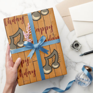 Cadeau Papier d'enveloppement de musique