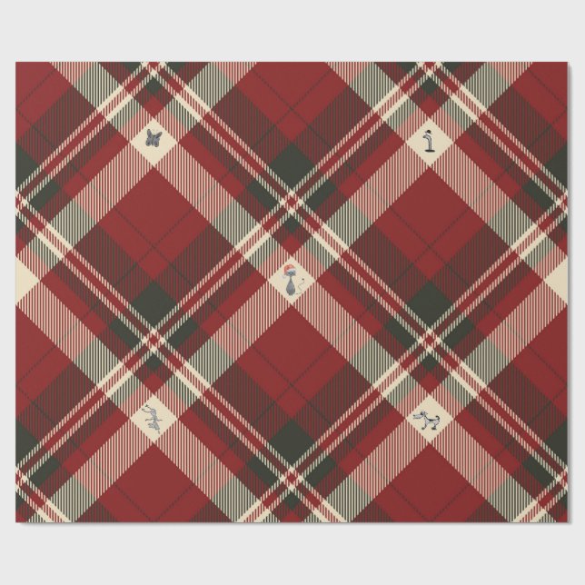 Cadeau Papier d'enveloppement de Noël (Plat)