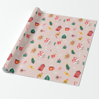 Cadeau Papier d'enveloppement de Noël