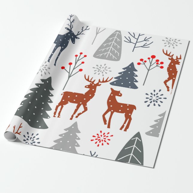 Cadeau Papier d'enveloppement de Noël (Déroulé)