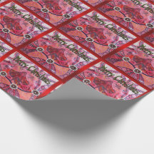 Papier d'enveloppement de Noël de Lizard à crêpes