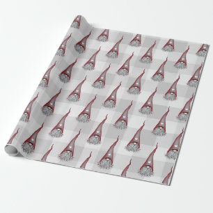 Cadeau Papier d'enveloppement de Noël des Gnomes scandin