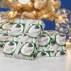 Cadeau Papier d'enveloppement de Noël des neiges norvégie