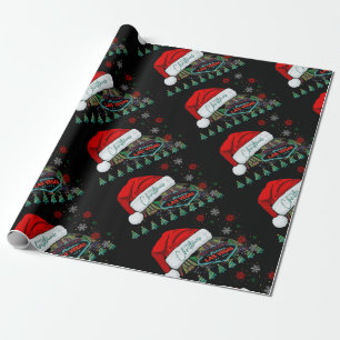 Cadeau Papier d'enveloppement de Noël du géant Santa Hat