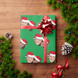 Cadeau Papier d'enveloppement de Noël Joe et Kamala