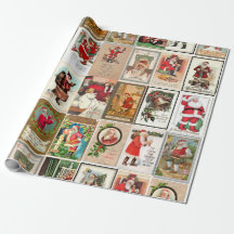 Papier d'enveloppement de Noël père Noël