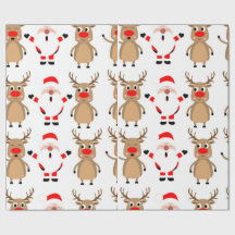 Papier d'enveloppement de Noël Père Noël