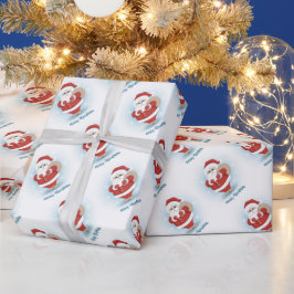 Cadeau Papier d'enveloppement de Noël père Noël
